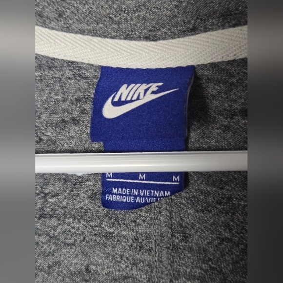 Vintage 90's Women's Nike Blue Label Full Zip Lightweight Hoodie, Size Medium - Picture 5 of 5